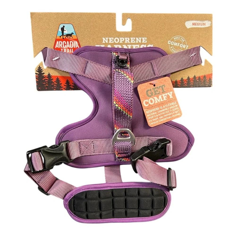 Arcadia Trail Adjustable Neoprene Chest Plate Harness Reflective M